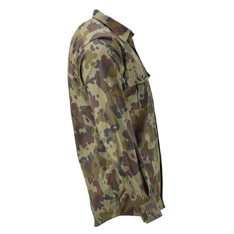 Original Romanian military shirts lightweight field uniform M94 Mozaic camouflage long sleeve activewear