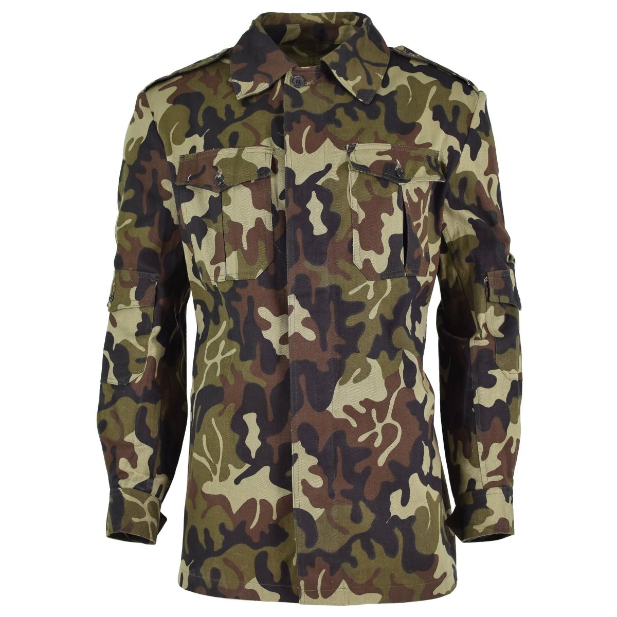 Camo leaf jacket Original Romanian troops field m93 leaf BDU - GoMilitar