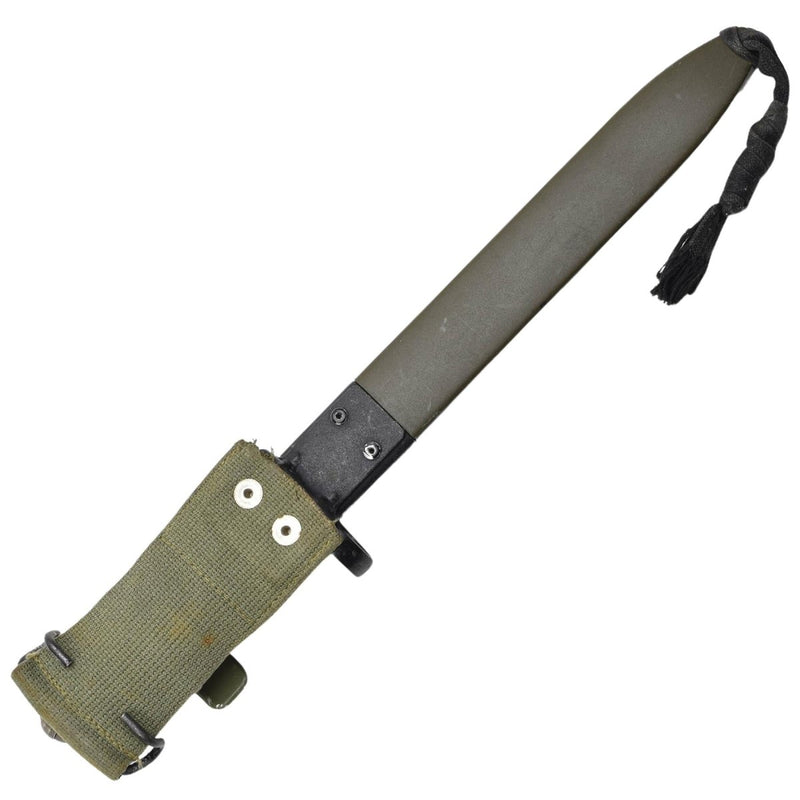 Original Spain military bayonet Cetme L combat fixed knife black sheath army strong and durable knives sheath