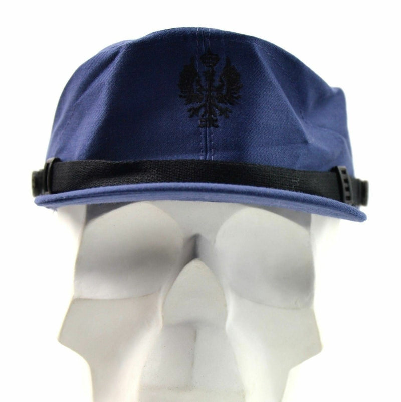 Original Spain military visor army navy peaked cap blue vintage