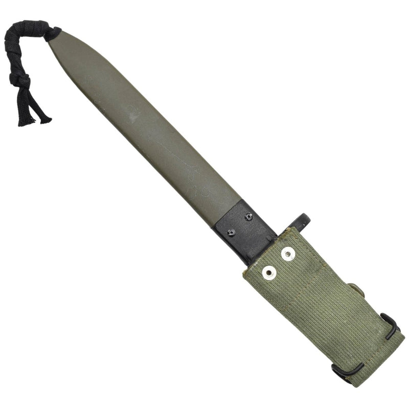 Original Spanish military rifle bayonet Cetme M58 knife sheath drop point outdoor