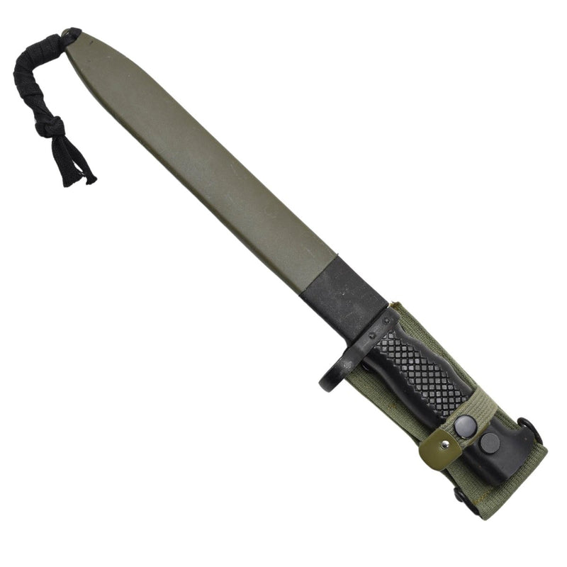 Original Spanish military rifle bayonet Cetme M58 knife strong and durable sheath
