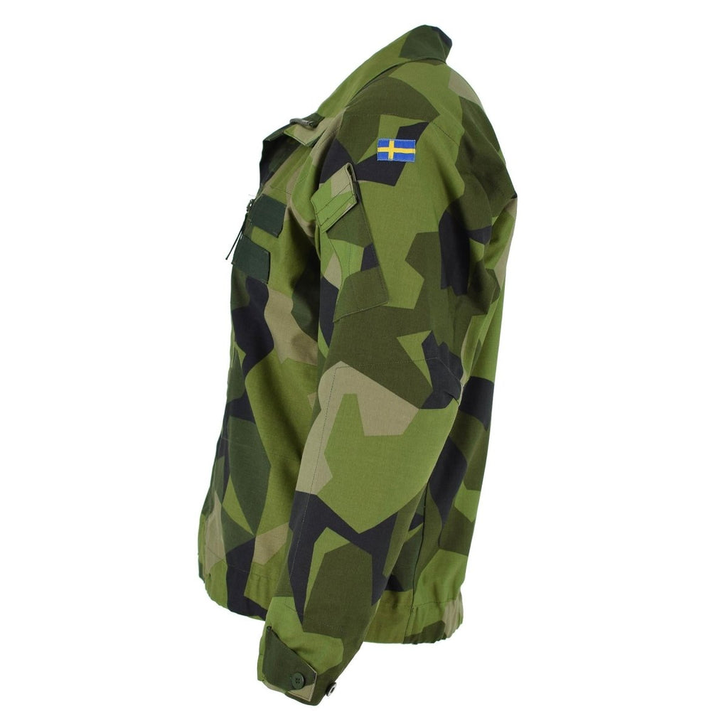 Original Swedish army M90 jacket splinter camouflage field combat tank ...