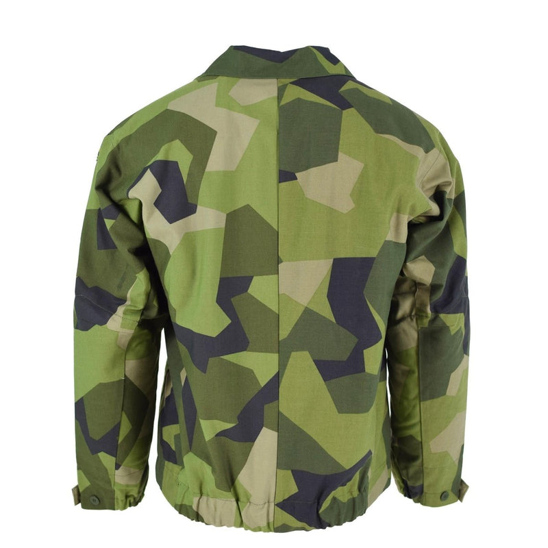 Original Swedish army M90 jacket splinter camouflage field combat tanker