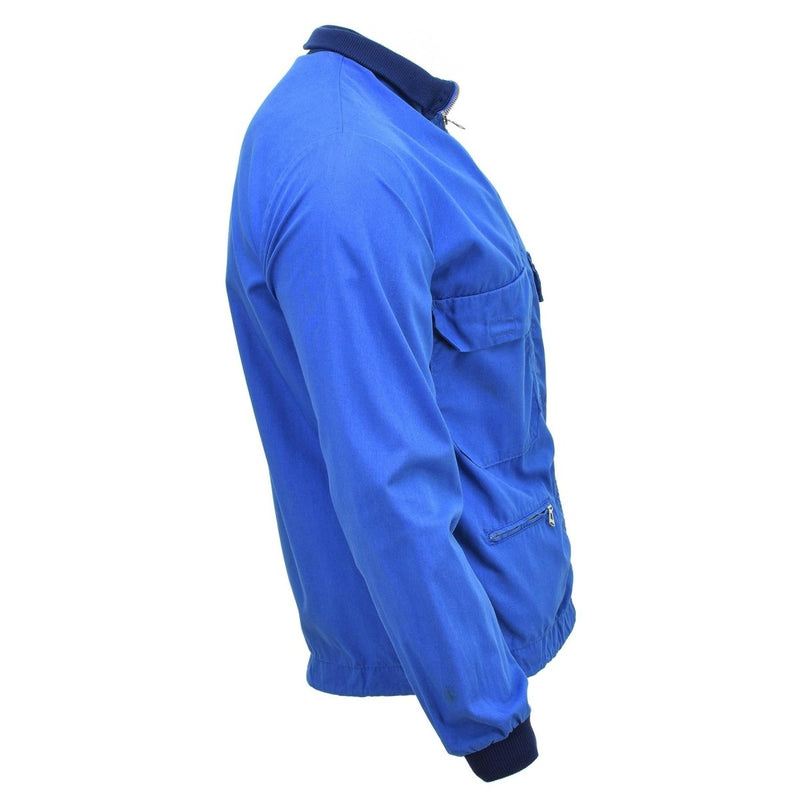 Original Swedish Military sports jacket retro vintage tracksuit sportswear blue activewear