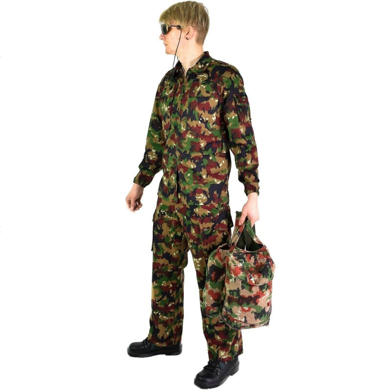 Original Swiss army pants M83 combat Alpenflage Camo field trousers