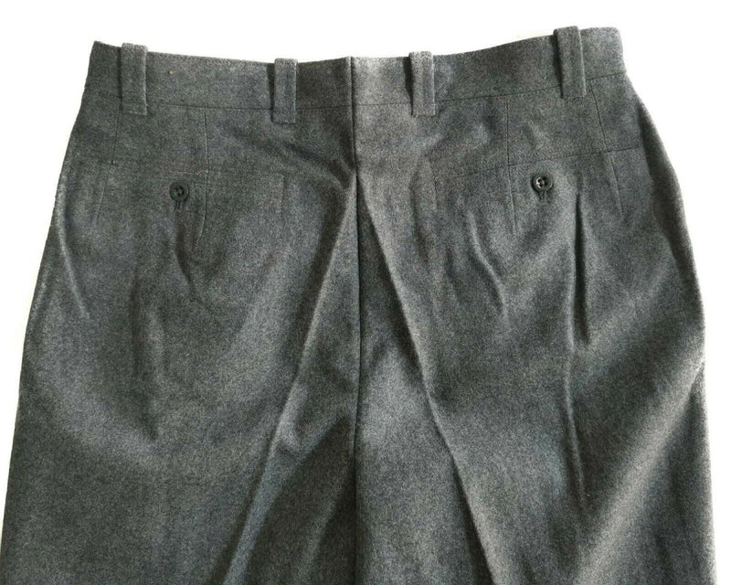 Original Swiss army wool pants military surplus field trousers Switzerland
