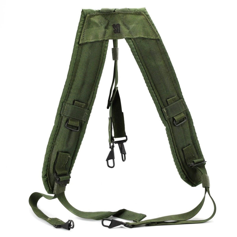 U.S army webbing system web suspenders belt LC-2 military pistol green