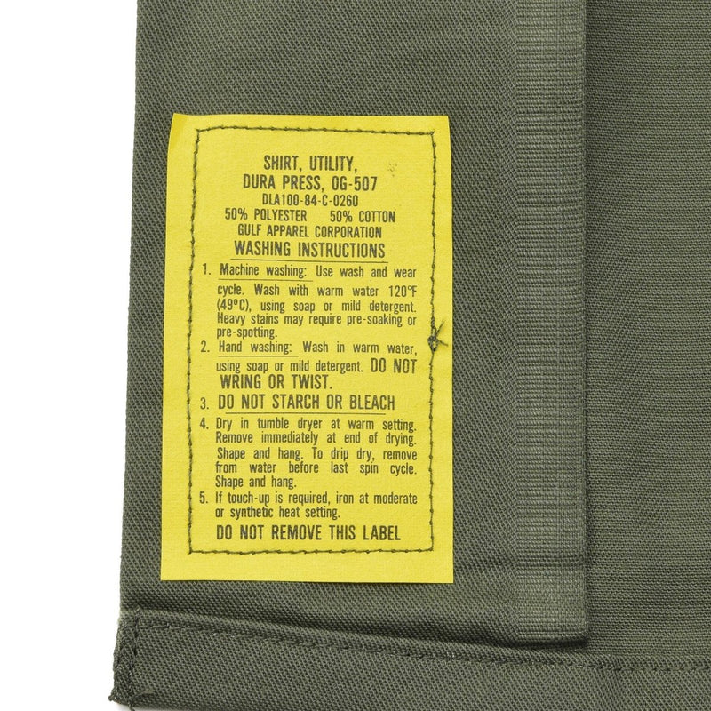 Original U.S. Military field tactical olive shirts short sleeve army fatigue