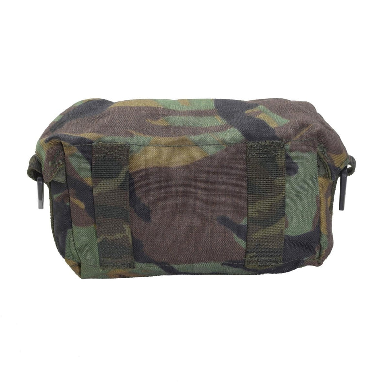 U.S. Military shoulder bag pouch woodland camouflage buckle closure