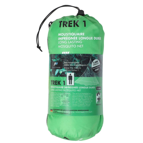 Pharmavoyage mosquito net Trek 1 camping outdoor insect mesh protection compression sack White