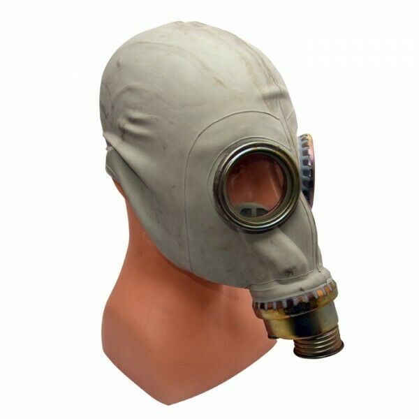 Polish Poland gas mask for adults novelty full head rubber mask MP3 MUA Only Mask Genuine respiratory surplus 1970's