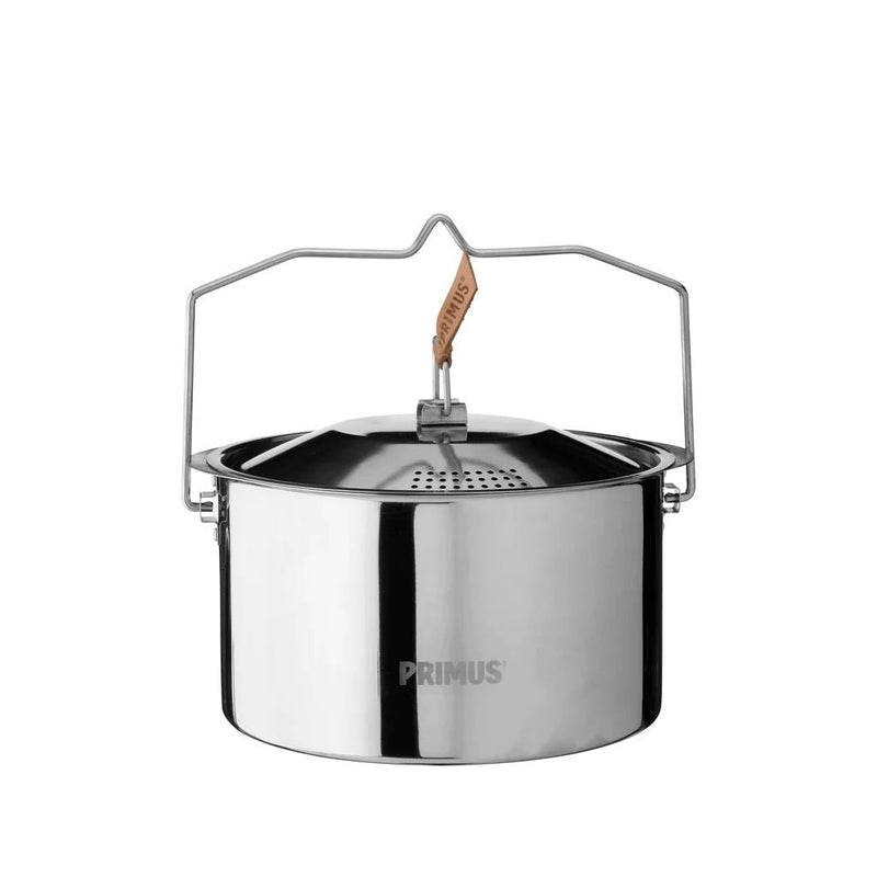 Primus CampFire Cooking set stainless steel all-in-one hiking camping cookware pot foldaway handle