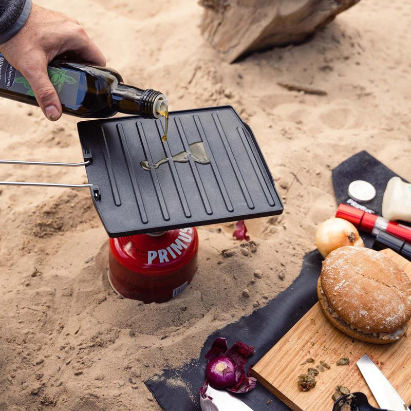 Primus CampFire Griddle plate camping hiking stove grill pan handle ceramic nonstick coating coated mess kit
