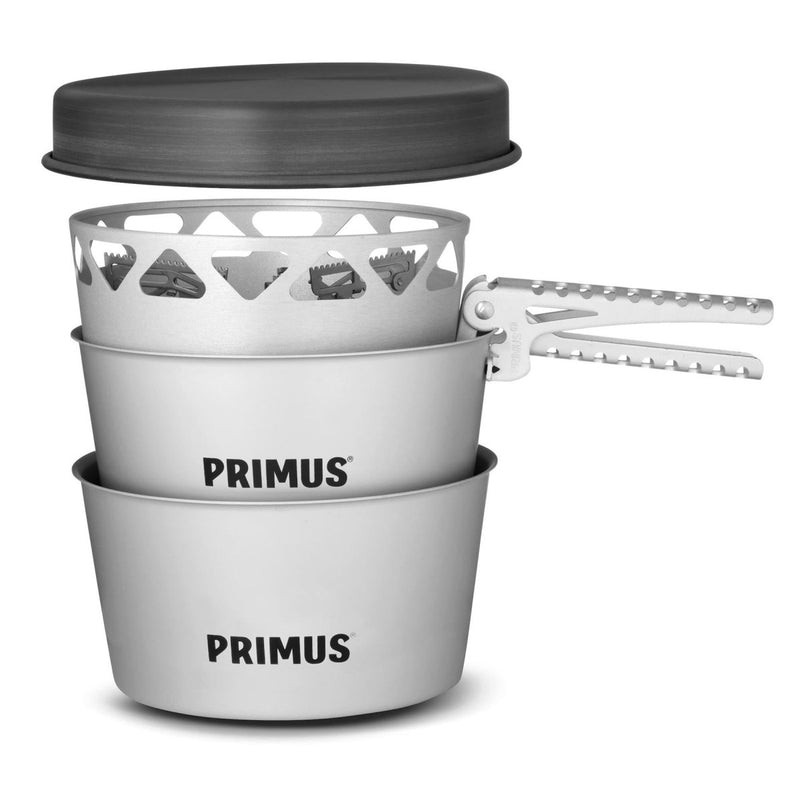 Primus Essential Stove Set 2.3L pot pan hiking camping all in one cooking set all-in-one stove system with laminar flow