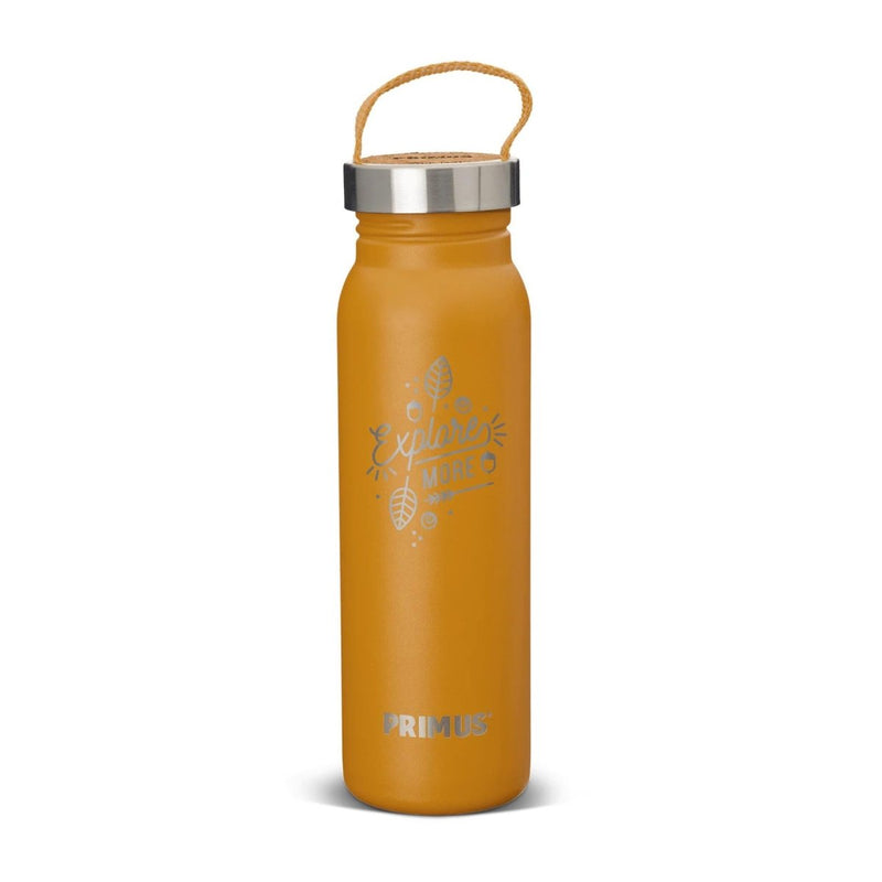 Primus Klunken water bottle 700ml outdoor hiking lightweight stainless flask Fall Acorn