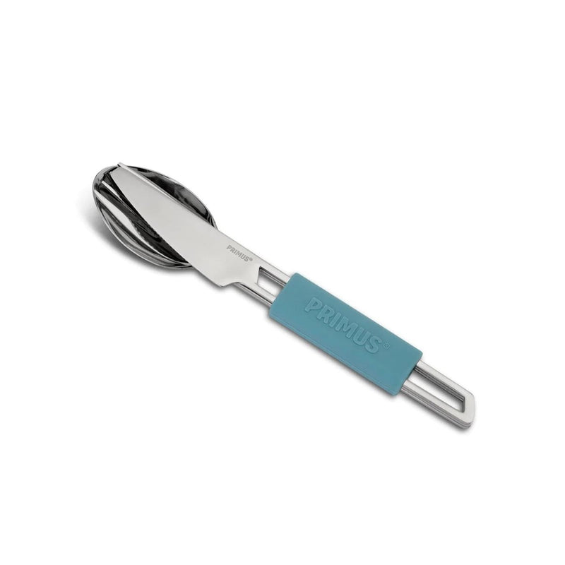 Primus Leisure cutlery set camping hiking knife fork spoon outdoor lightweight Pale blue