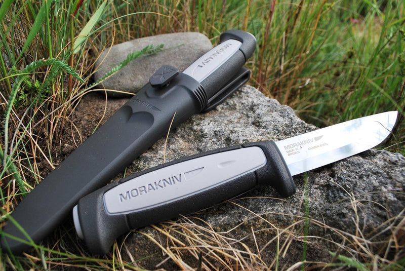 Swedish Brand Knife MORA Robust grey Carbon blade 3.7" Survival Sheath Bushcraft