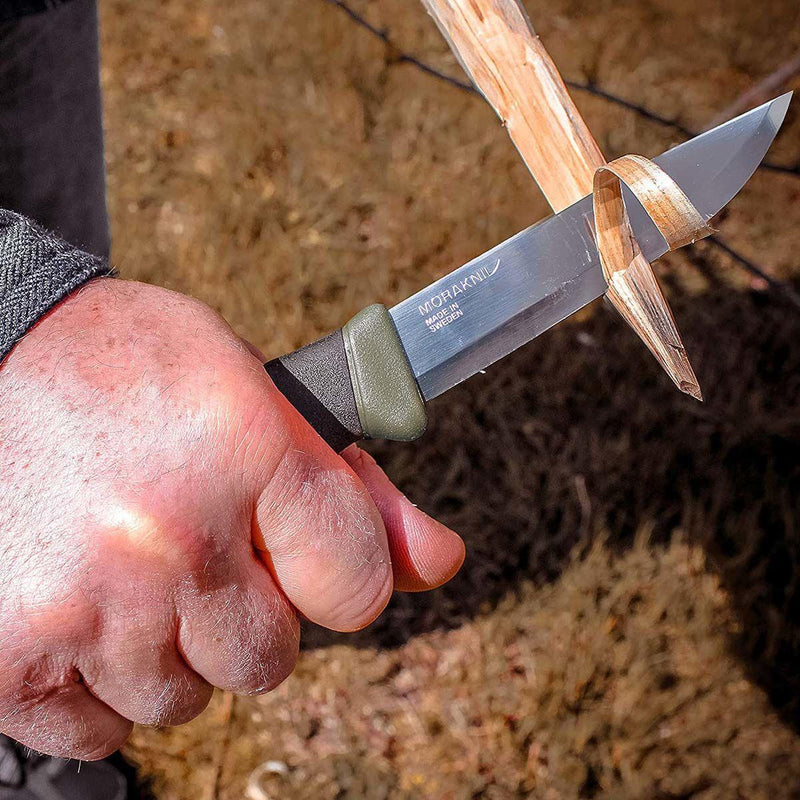 Swedish knife Mora 8.5" MoraKniv companion stainless steel Bushcrafters camping survival HI-VI Orange