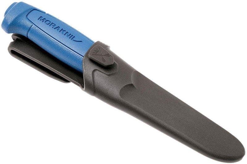 Swedish knife MORA Basic 546 Fixed Blade 3.62" Morakniv Stainless Steel Blue polymer sheath