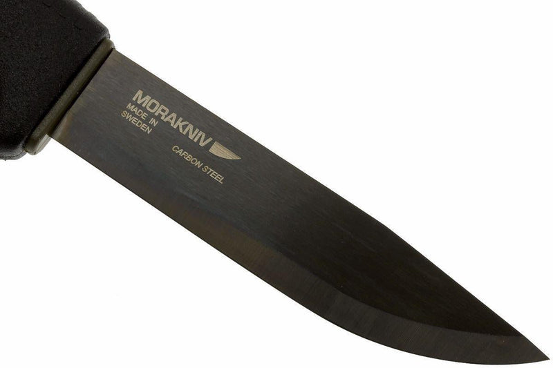 Swedish knife MORA BushCraft Survival Black Carbon standard straight edge plain Blade Stainless Steel Fire Starter