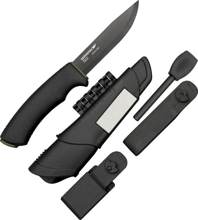 Swedish knife MORA BushCraft Survival Black Carbon Blade Steel Fire Starter survival kit camping outdoor