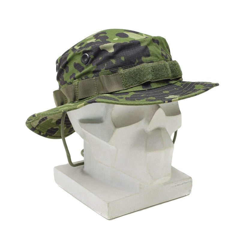 TACGEAR Brand Danish Army style Boonie hat M84 camouflage strong durable ripstop vent holes wide brim