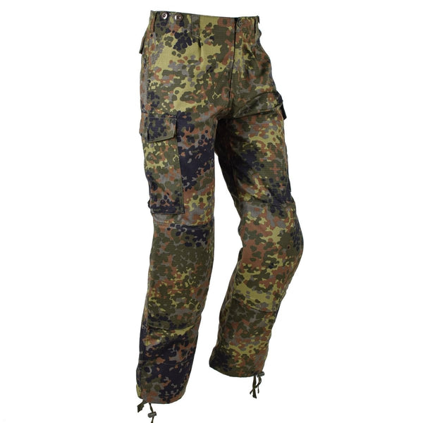 TACGEAR Brand German Army style field pants cargo combat flecktran camouflage strong durable ripstop