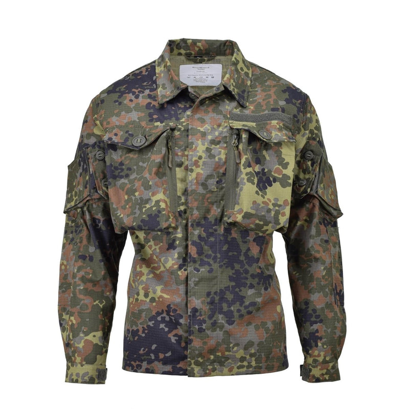 TACGEAR Brand German Military style field jacket commando troops flecktarn camouflage