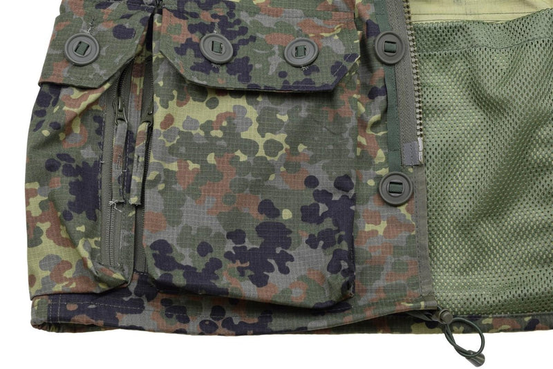 TACGEAR Brand Military style commando smock jacket full-zip ripstop flecktarn