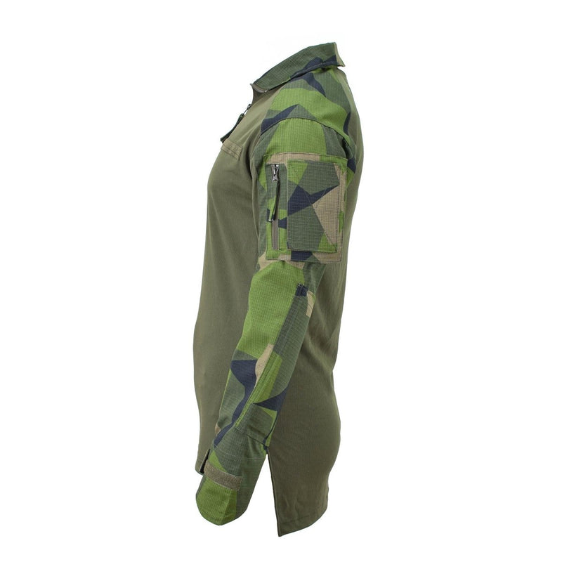 TACGEAR Brand Swedish Military style combat shirts field splinter camouflage underwear long sleeve