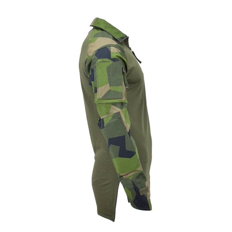 TACGEAR Brand Swedish Military style combat shirts field splinter camouflage underwear