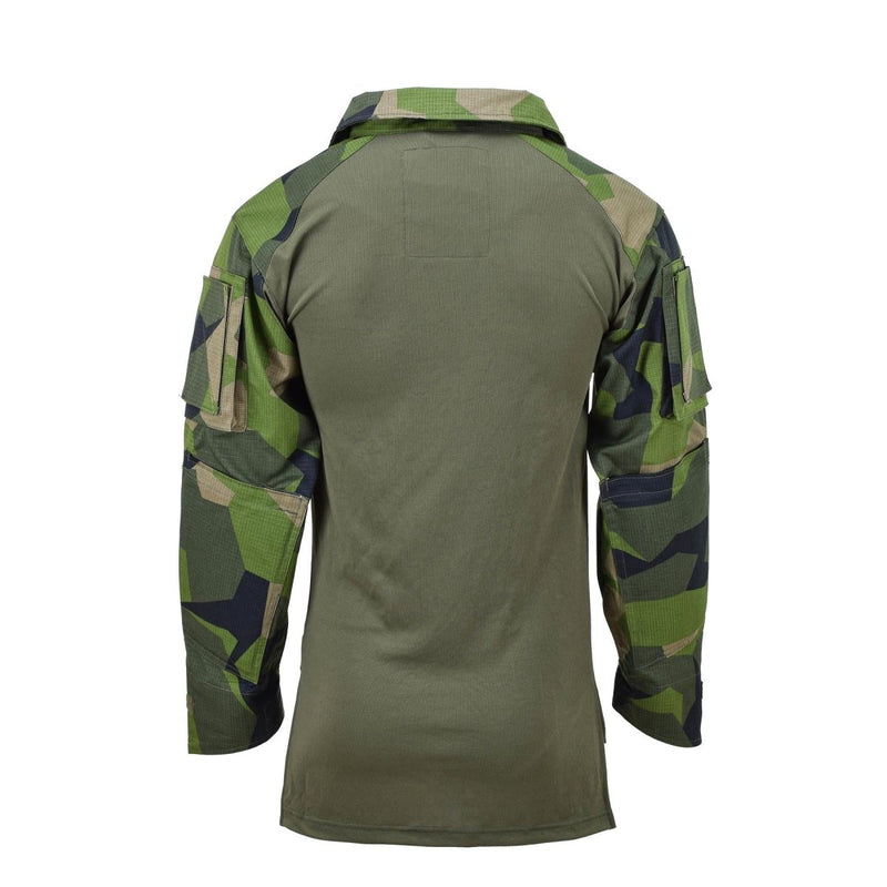 TACGEAR Brand Swedish Military style combat shirts field splinter camo underwear athletic fit long sleeve