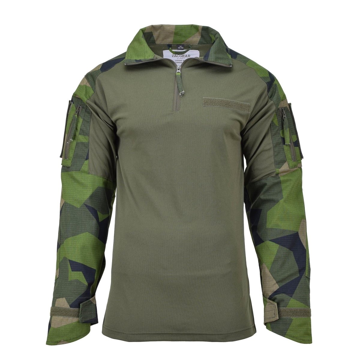 TACGEAR Brand Swedish Military style combat shirts field splinter camo ...