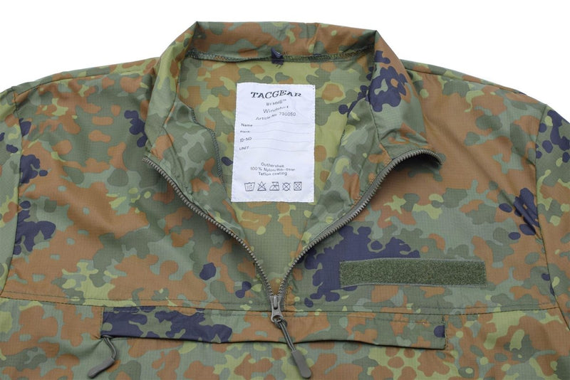 TACGEAR Brand wind shirt lightweight flecktran camo ripstop smock camping hiking high neck