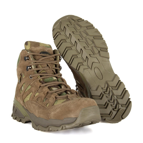 Teesar SQUAD MULTICAM side zipped boots lightweight and robust breathable camping hiking trekking combat footwear