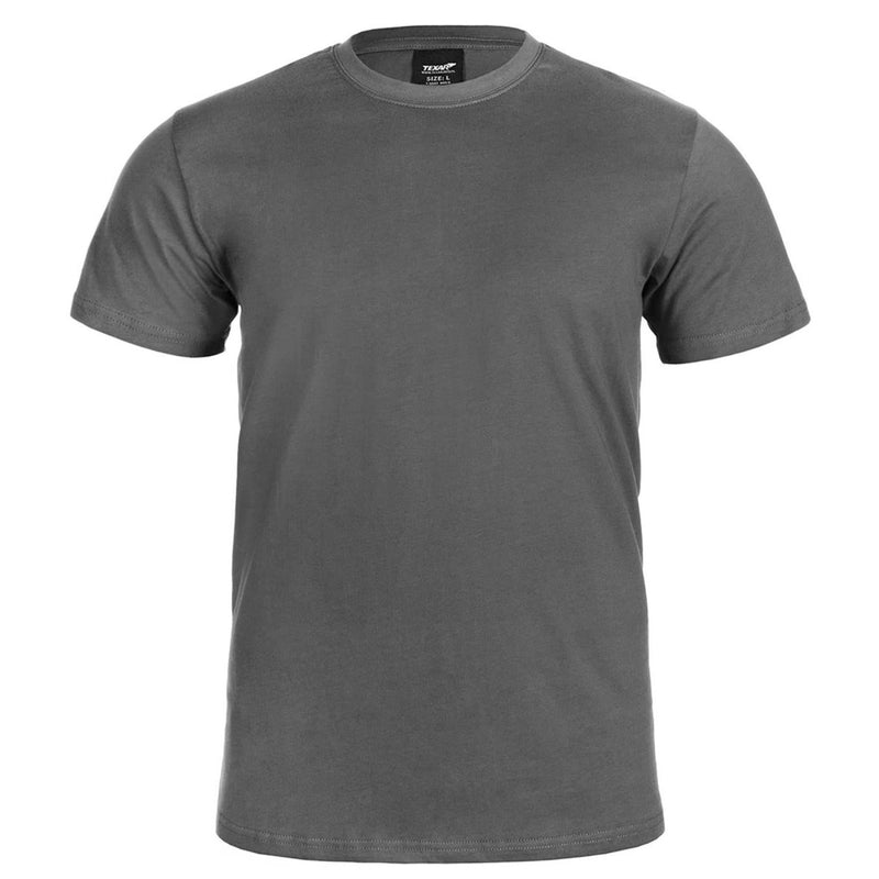 TEXAR military T-shirt quality cotton undershirt breathable uniform base layer reinforced crew neck high-quality classic