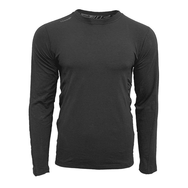 TEXAR military wear thermal undershirt long sleeve field uniform base underwear excellent wearing comfort Black