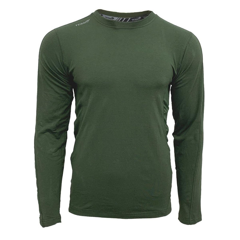 TEXAR military wear thermal undershirt long sleeve field uniform base underwear Olive