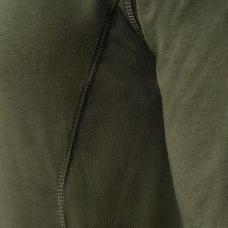 TEXAR military wear thermal undershirt long sleeve field uniform base underwear mesh panels for better breathability
