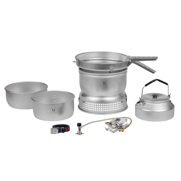 Trangia aluminum cooking stove set ultralight compact outdoor cookware camping