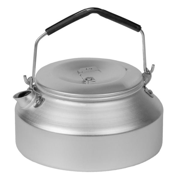 Trangia mess kit lid kettle 0.9L aluminum lightweight folding handle backpacking stainless steel knob Sweden/Europe