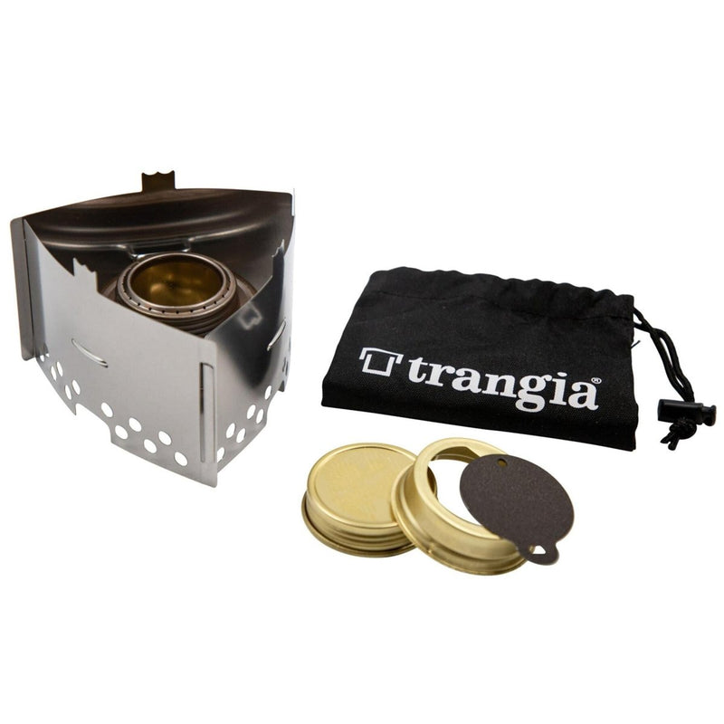 Trangia mini compact ultralight portable stove set burnet kit hiking outdoor holder for burner spirit burner cover