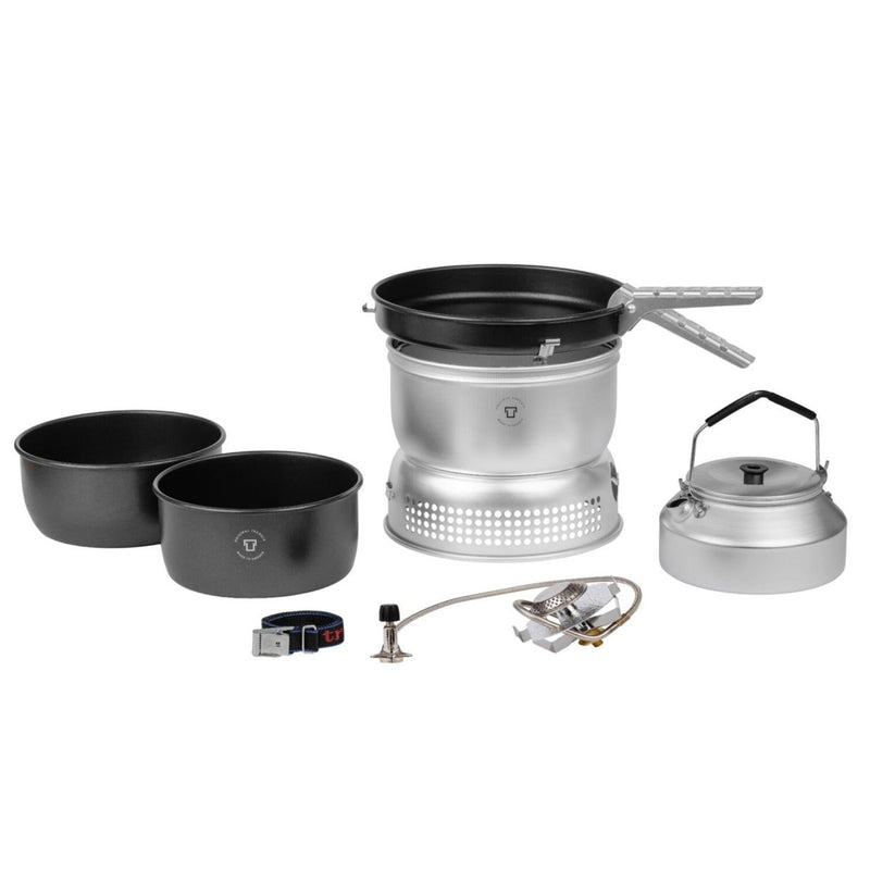 Trangia stove set cooking outdoor compact kit aluminum pot non-stick frying sauce pans kettle windshield burner handle