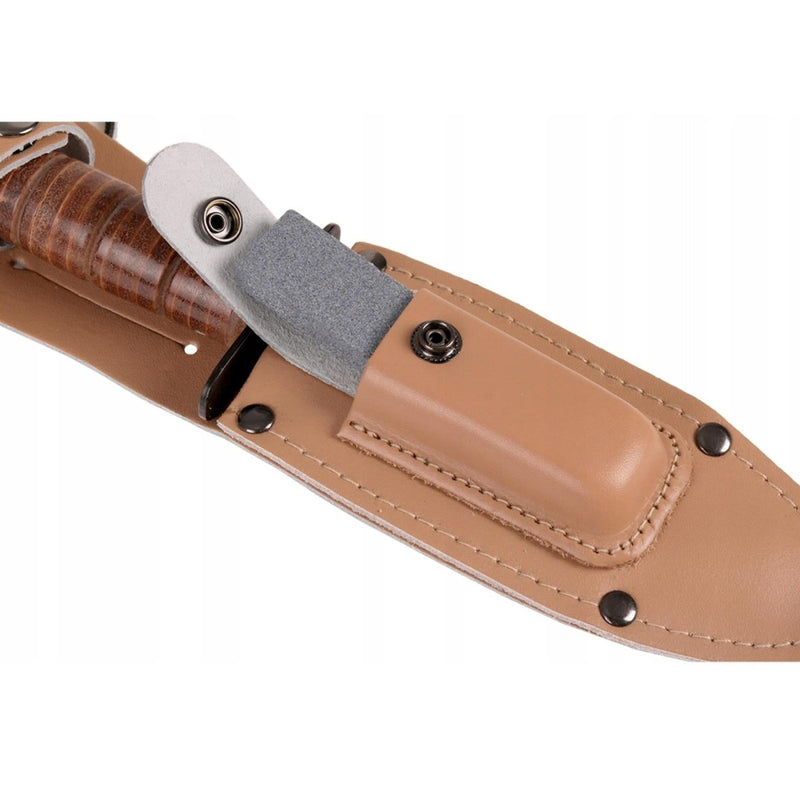 U.S army combat fixed blade knife pilot survival with sheath