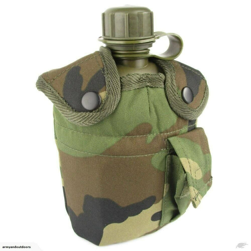 military woodland flask