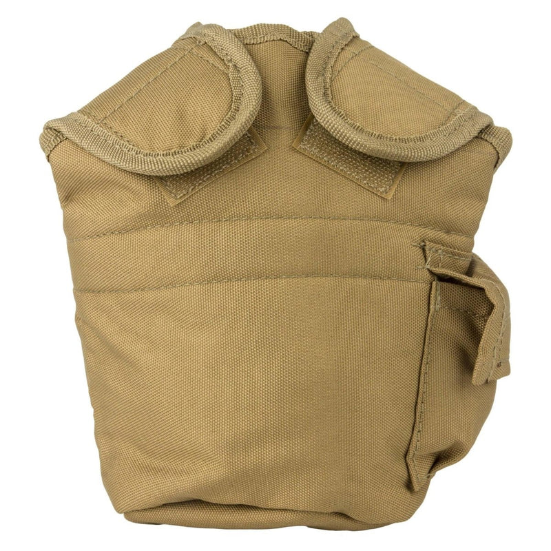 US Army-style canteen pouch M1 water bottle Molle attachment system Coyote