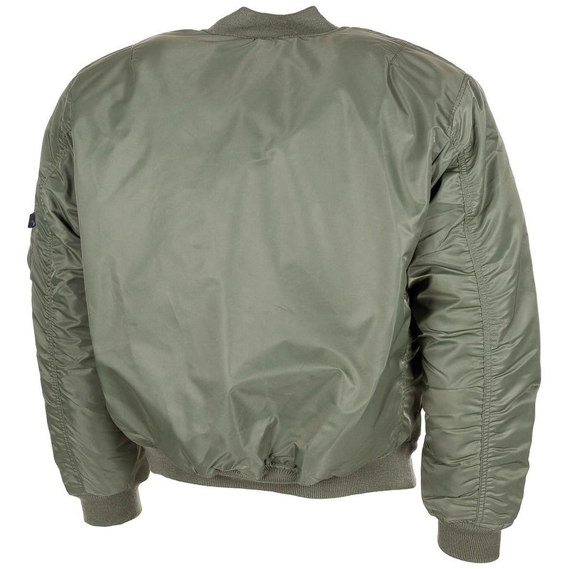 Military style bomber jacket